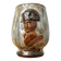 Chope vintage Waterloo en grès émaillé nacré signée Dubois 60/70