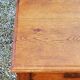 Oak writing table with spindle legs, early 20th century