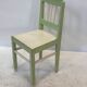 Chaise Art Déco vintage, style de design minimaliste, bois "de stijl"