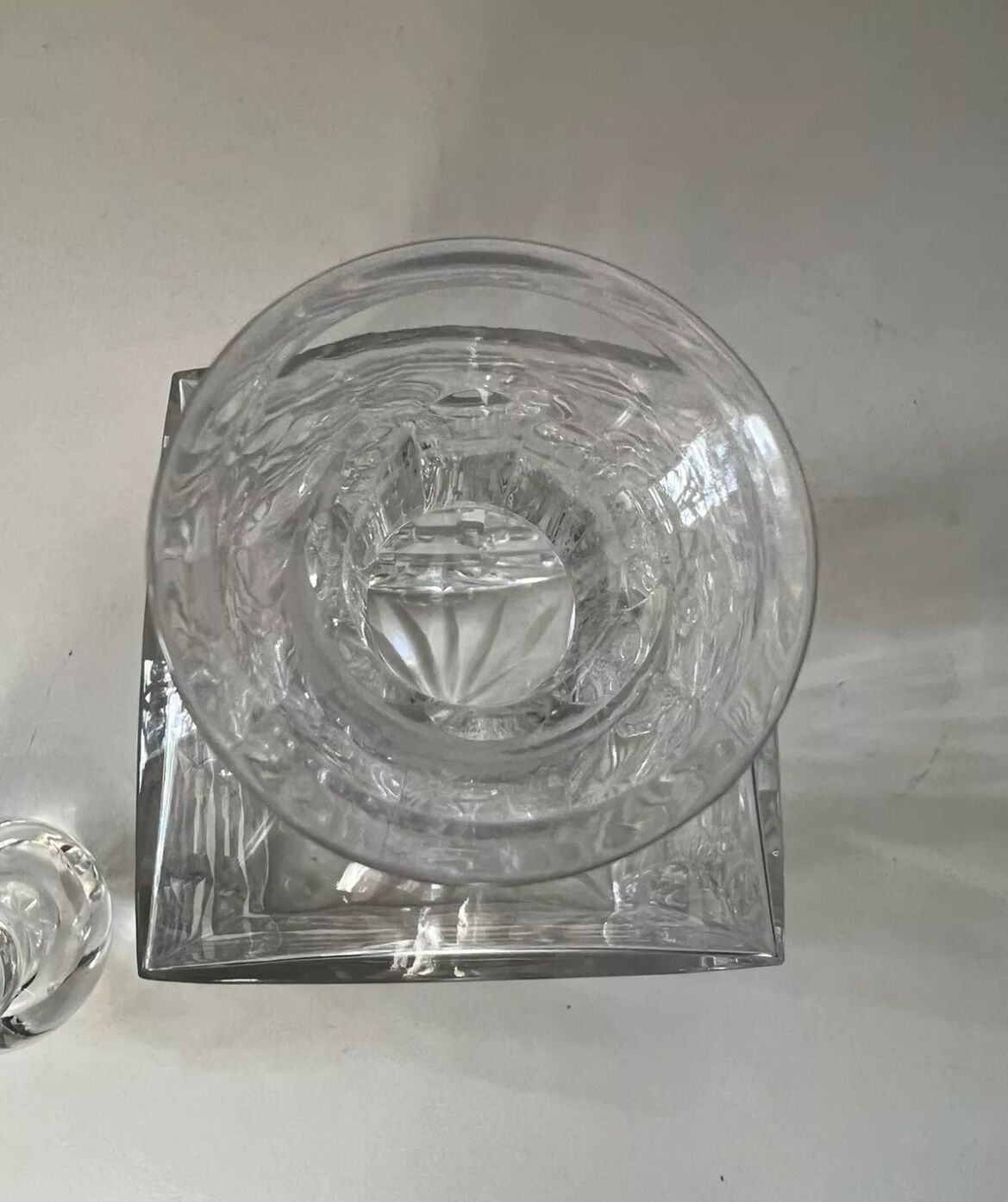 Saint Louis Crystal Whiskey Decanter, Manhattan Model
