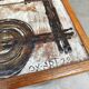 Vintage Danish ceramic teak side table Ox-Art Trioh 'Square'