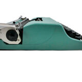 Olivetti Lettera 32 blue typewriter
