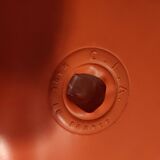 Vintage orange inflatable pouf 70