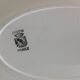 Oval dish décor baskets of roses by Digoin Sarreguemines / vintage 50s-60s
