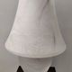 White Murano Glass Table Lamp with a Pink Marble Effect, Italy