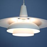 Danish hanging lamp in white, 1970s