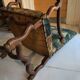 Louis XIII armchair called sheep's bones with aubusson tapestry