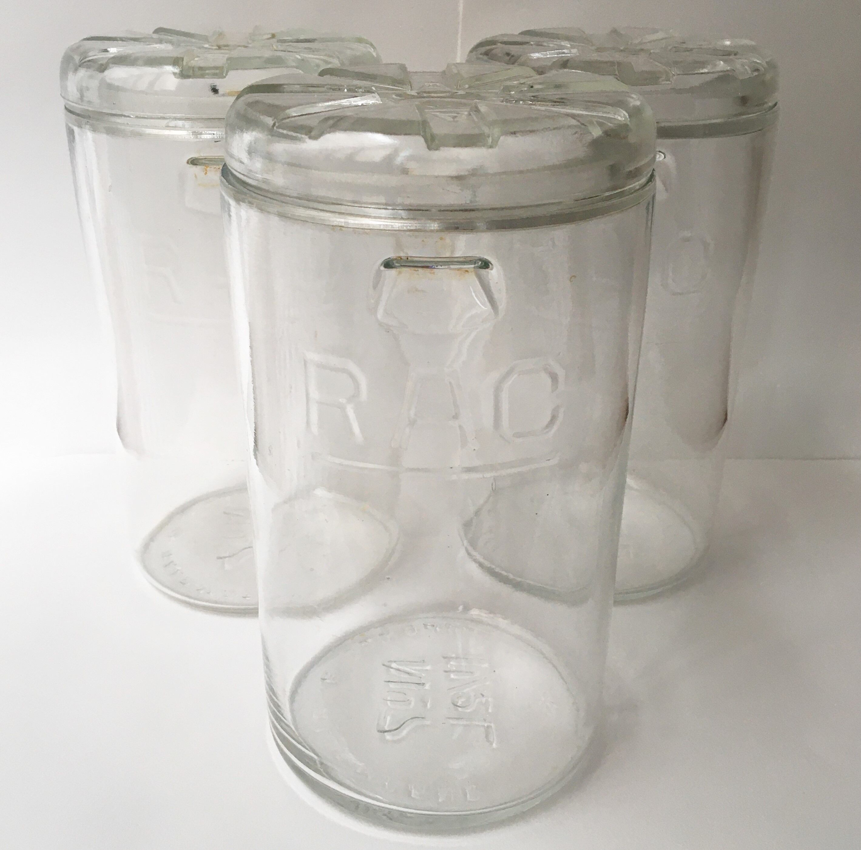 Set de 3 bocaux 1,5L RAC années 50