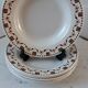 Set of 6 hollow plates Gien early twentieth century