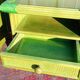 Pair of rattan bedside tables