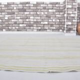 Antique Colorful Oushak Hemp Kilim Rug sku 3674