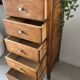 Vintage 1960s oak chest of drawers