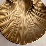 Brass ashtray in the shape of a shell