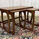 English teak nesting tables from the 70s