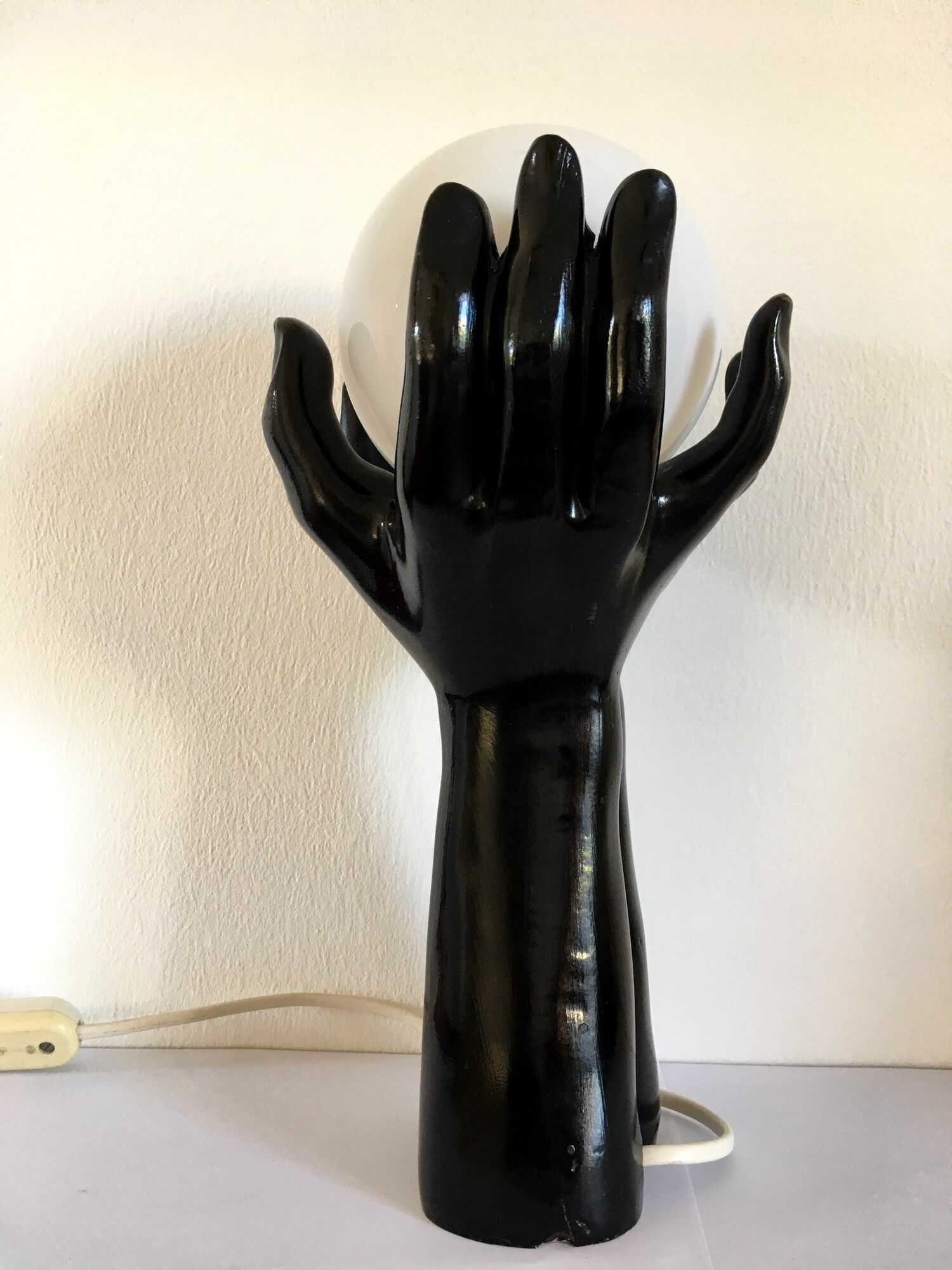 Vintage 70s hand lamp