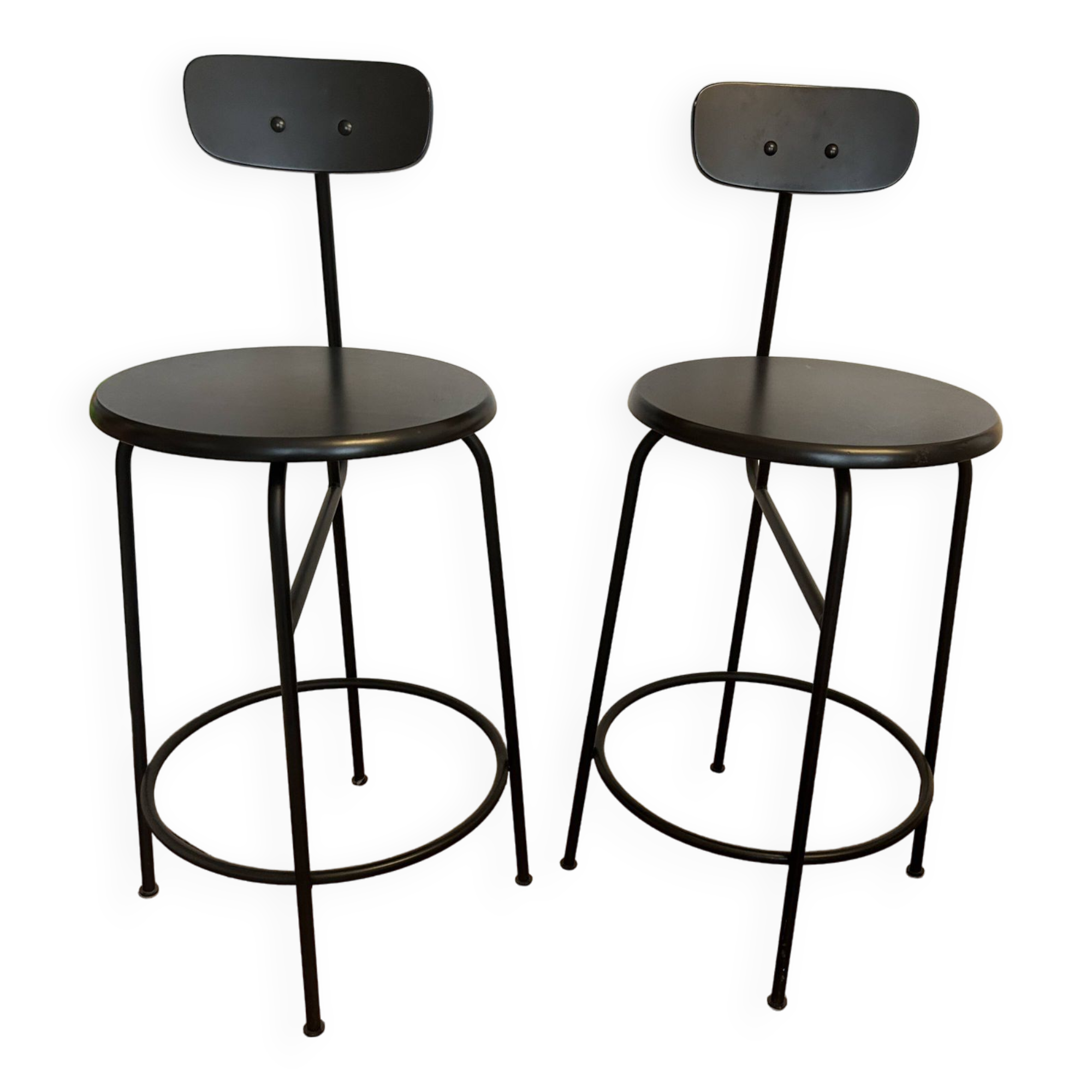 Set of Audo Afteroom designer bar chairs / stools 63 cm
