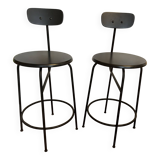Set of Audo Afteroom designer bar chairs / stools 63 cm