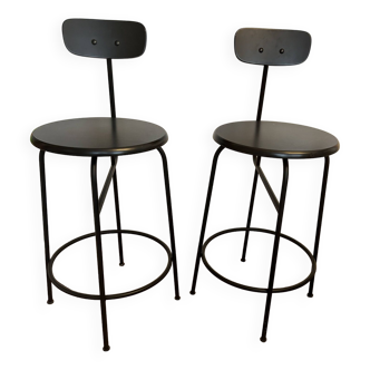 Lot Chaises / tabourets de bar design Audo  Afteroom 63 cm