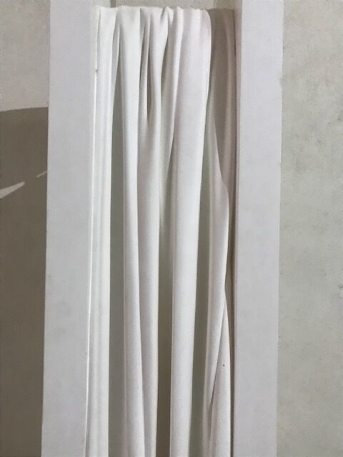 Plaster floor lamp model 1391 by Loic Beuchet