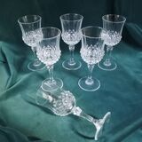 Crystal wine glass