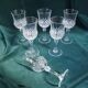Crystal wine glass