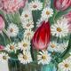 Flower bouquet painting