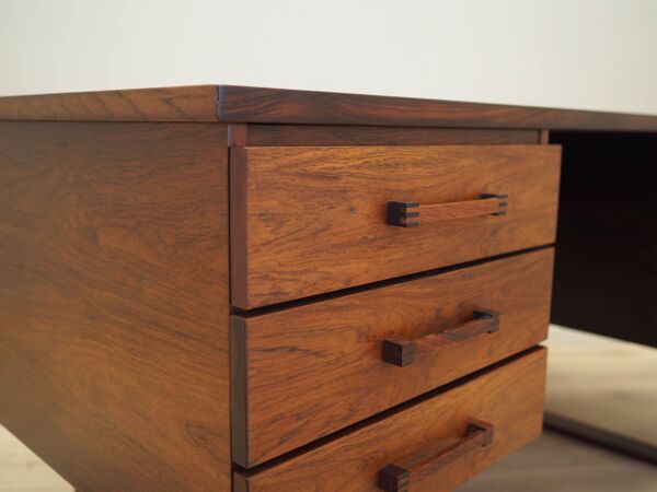 Bureau en palissandre, design danois, années 1960, designer : Torben Valeur & Henning Jensen, fabricant : Dyrlund