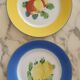 Porcelain plates