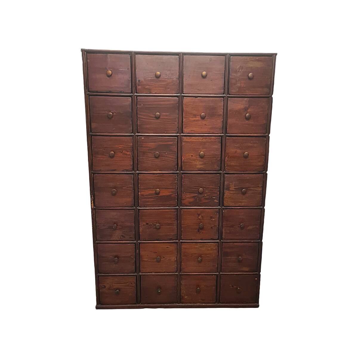 Armoire d'apothicaire hollandaise antique, vers 1900