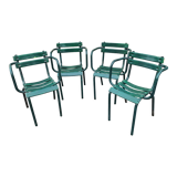 Series of 4 garden chairs
