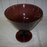 Mouth-blown bubble glass cup