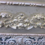 Front of the old fireplace all in bronze