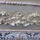 Facade de cheminée ancienne tout en bronze