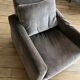 Fauteuil chester habitat velours prune