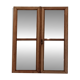 ANTIQUE MIRROR WINDOW