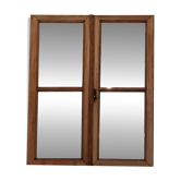 ANTIQUE MIRROR WINDOW