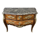 Commode de style Louis XV en marqueterie vers 1920
