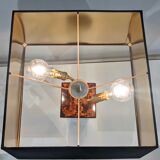 Mordorated lacquered lamp circa 1970