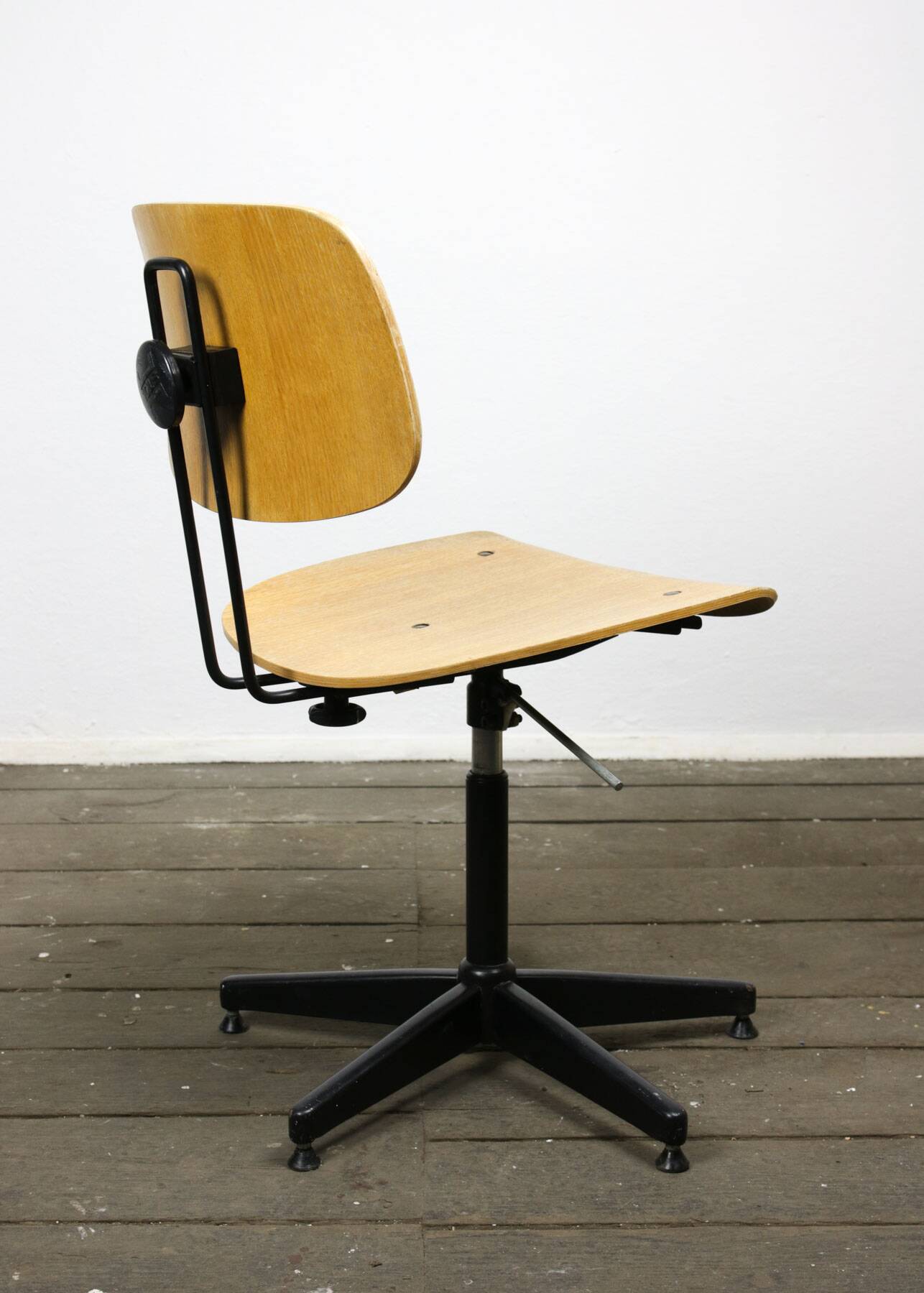 Vintage Plywood Office Chair, 70s