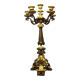 Magnificent bronze candelabra double patina Empire era circa 1810-1820