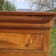 Antique Louis Philippe chest of drawers in solid walnut.