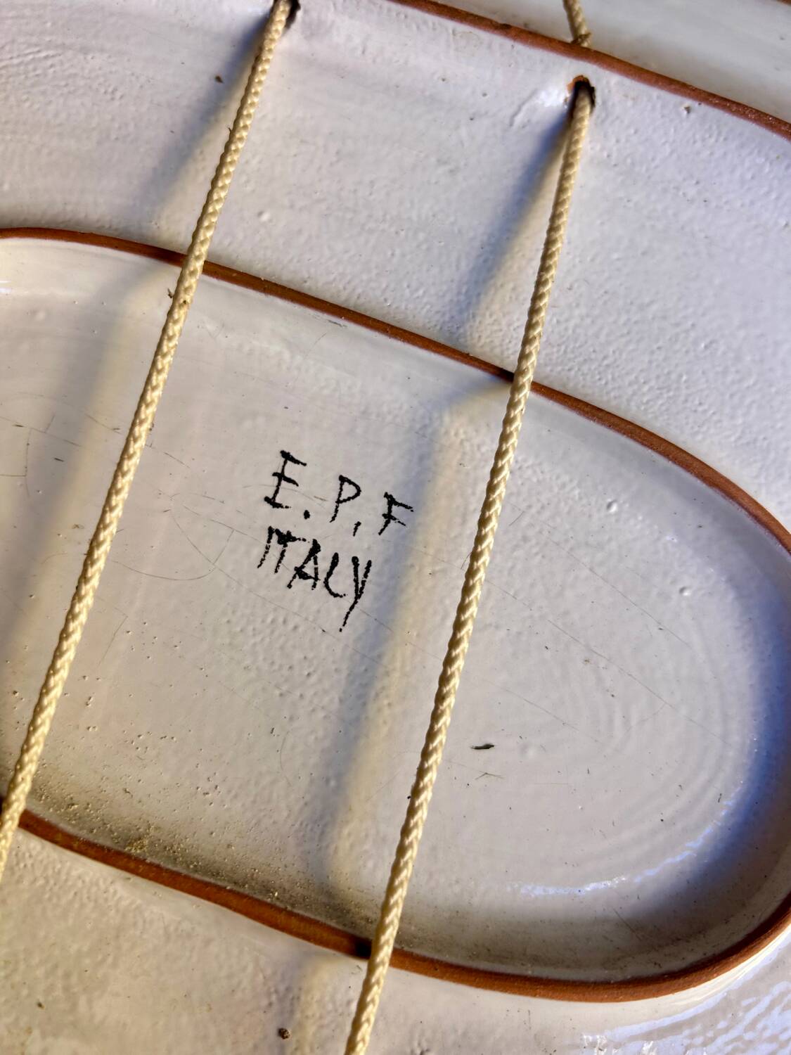 Large ceramic platter by Eugenio Patarino (Italy)