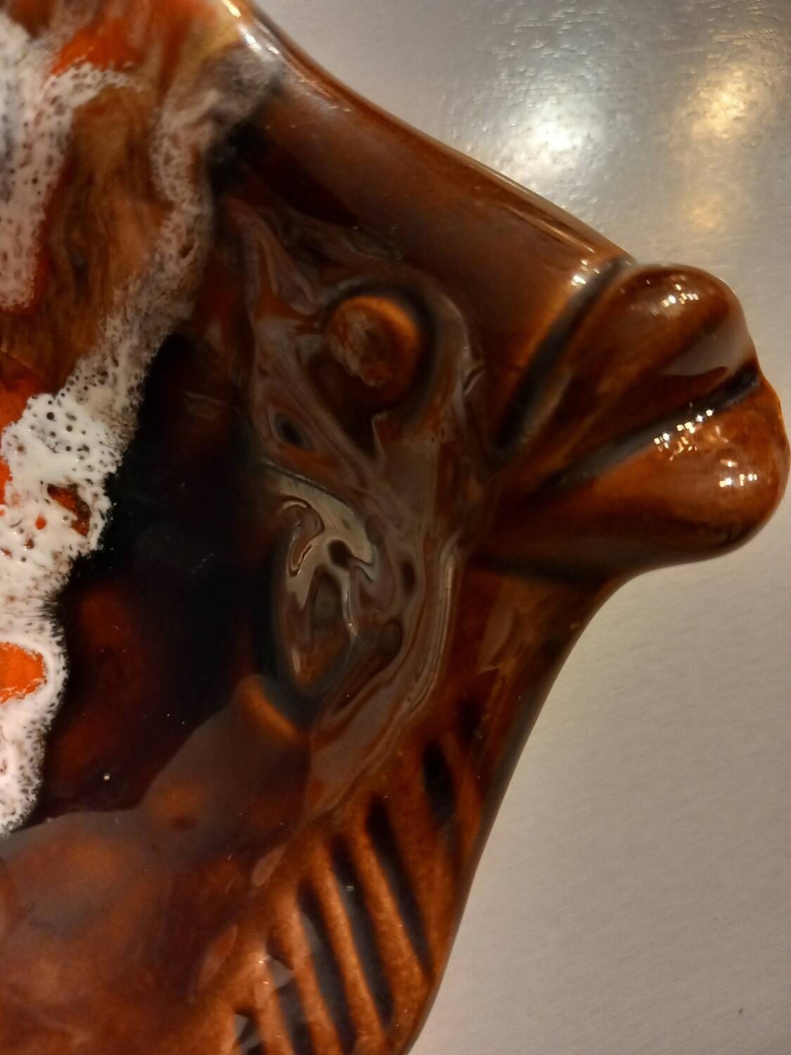 Vallauris ceramic ashtray or empty pocket