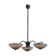 Lustre chrome art déco, Napako, 1930