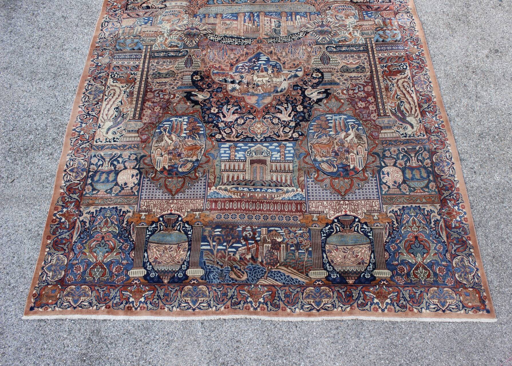 Large Kashmar wool rug, Persia circa 1950