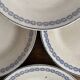 Dessert plates in earthenware from Creil and Montereau Reuil service.
