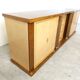 Vintage lacquered goatskin credenza, 1970s