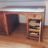 Art Deco oak desk - "orientalist"