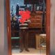 Large bevelled mirror