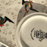 Longwy Chypre cream trivets and bottles